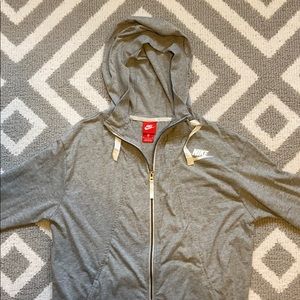 Sportwear Gym Vintage Full-Zip Oversized Hoodie